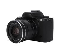 Lazmin112 Fotocamera Digitale 4K, 75 Mp, Touch Screen Da 4 Pollici, 20X Zoom, Con Flash, Paraluce, Anteprima Dal Vivo, Interfaccia Slitta a Caldo, Condivisione Wi-Fi, 19 Filtri