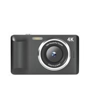 Lazmin112 Fotocamera Digitale 4K, Vlogging con Messa a Fuoco Automatica da 64 MP con Schermo HD da 2,8 Pollici Anti-vibrazione con Zoom 18X, Fotocamera Compatta Inquadra e Scatta per (grigio scuro)