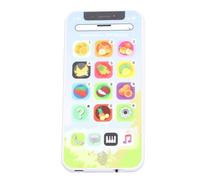 Lazmin112 I Bambini Imparano a Giocare a Giocattoli Giocano al Cellulare, Dimensioni Perfette di Bordi Arrotondati Touchscreen I Bambini Imparano la Luce a LED a LED di Cellulare Mobile per (Blue)