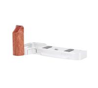 Lazmin112 L Grip Fase, Loga in Aluminume Legno L Handgrip Fase per A7CII A7C2 A7CR, Piastra a Rilascio Rapido per Arca, 1/4" Fori Filettati, Lavorazione a CNC, per Fotografici (SILVER)