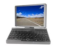 Lazmin112 Laptop da 8 Pollici, Computer PC Piccolo 2 in 1 con CPU N100, LPDDR5 da 12 GB, SSD da 256 GB, WiFi6, BT5.2, Rotazione di 360 Gradi, Laptop Touchscreen per Wins 11 Pro (Spina