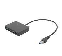 Lazmin112 Lettore di Schede Multifunzione, Mini Adattatore per Scheda di Memoria Portatile da USB 3.0 a USB/XQD/SD/TF, Supporto per/OS X/
