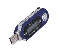 Lazmin112 Lettore MP3, Lettore Musicale Digitale retrò con Display LCD Supporta Formati MP3 WMA Spegnimento Automatico, Visualizzazione Testi Sincronizzati, Porta USB, Memoria Espandibile (BLUE)