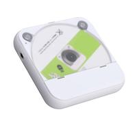 Lazmin112 Letture CD Portatile, Letture Musicate Ricaricabile, Riproduzione CD CDR CDRE WMA MP3, Leggero Con Cuffie, 1200 Mah, per Viaggi in Auto a Casa