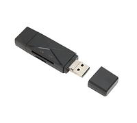 Lazmin112 Letture Di Scheme Di Memoria, Letture Di Scheme SD TF, Mini Adattatore Portatile 3 in 1 USB C USB 2.0 per Di Di Memoria Micro Con Connetto, per OS X