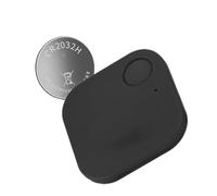 Lazmin112 Localizzatore Bluetooth Dispositivo Antismarrimento Intelligente per Portafogli Chiavi e Bambini Verde 3,8 Cm (BLACK)