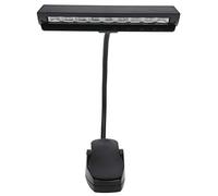 Lazmin112 Luce per leggio, Lampada da scrivania Professionale USB con Collo Regolabile e Clip-on a LED, per Pianoforte, Orchestra, Artigianato