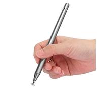 Lazmin112 Matita Capacitiva Penna Touch Universale per Smartphone e Tablet da Disegno, Punta Morbida e Silenziosa, Nero Bianco Rosa Grigio (Grigio)