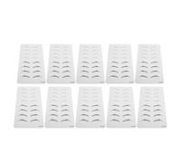 Lazmin112 Microblading Tattoo Pratica Skin, 10pcs a Doppio Lato Aderente -Tattoo Pratica Skin Silicone Stazione Colorare Perfetta Facile Usare per il Salone di Tatuaggi (Stile 02)