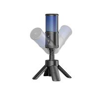 Lazmin112 Microfoni a Condensatore Usb, Riduzione De Rumore Ai, Treppiede Pieghevole e Regolabile, Spugna Antispruzzo, 4 Luci Rgb Dinamiche, Microfono Da Gioco, Per Streaming, Video