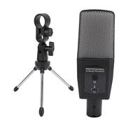 Lazmin112 Microfono da Gioco, Microfono a Condensatore USB con Illuminazione RGB e Silenziamento Rapido, per la Registrazione di Podcast in Streaming su PC, con Supporto per Treppiede