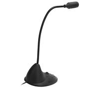 Lazmin112 Microfono per Computer Desktop, Microfono Capacitivo A Collo D'Oca Regolabile A 360 °, Interfaccia Rotonda DA 3,5 Mm, Adatto per Computerbook per Computer/desktop