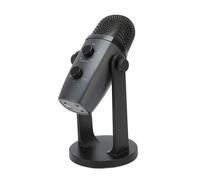 Lazmin112 Microfono USB M2, Microfono per PC per Computer, Microfono da Gioco Cardioide Plug Play di Tipo C, Cancellazione del Rumore, Controllo del Volume, Rotazione di 360 Gradi, per