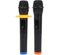 Lazmin112 Microfono Wireless, Attrezzatura Audio Video Professionale Da Palco Portatile Con AdaTatori Da 6,35 Mm E 3,5 Mm Dedicati per Le Conferenze Domestiche