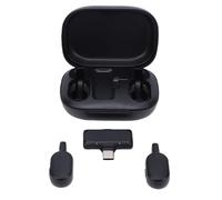 Lazmin112 Microfono Wireless con Riduzione del Rumore AI, 80dB SNR 48KHz 24Bit Voce Ultra Chiara con Magnetica, per Registrazione Vlog Streaming Live Riunione Online