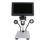 Lazmin112 Microscopio Digitale, Schermo da 7 Pollici 8 Luci Luci LED Microscopio Video USB HD 1200X, Angolo Di Visualizzazione Ruotabile Di 270 °, Utilizzato per La Riparazione Di Telefoni