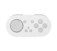 Lazmin112 Mini Controller Portachiavi per App Anki, Telecomando BT Cordless con Illuminazione RGB, Controller Compatto Portatile per Piattaforme Wins, Android, OS X, iOS (White)