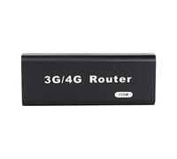 Lazmin112 Mini Router WiFi, Router Wireless USB, Mini Router WiFi 3G / 4G Portatile, 150 Mbps, Compatibile con Tutti i sistemi operativi, Plug And Play (Nero)