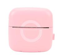 Lazmin112 Mini Stampante per Adesivi, Stampante Termica Portatile con App, Stampante Tascabile, Stampante per Etichette Cordless Bluetooth per Bambini Studenti (Light LED)