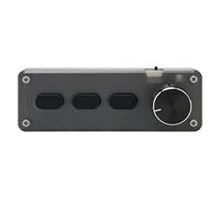 Lazmin112 Mini Tastiera A 3 Tasti, Tastiera Programmabile Fai-DA-te Wireless USB, Batteria Integrata DA 200 Mah Silenziosa in Silicone con una Mano con Manopola