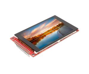Lazmin112 Modulo Display LCD TFT da 3,5 Pollici, Funzione Touch, Basso Consumo Energetico, Multifunzione, con Slot per Scheda di Memoria, per Rasp Pi