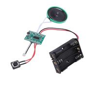 Lazmin112 Modulo Registratore di Suoni, Chip del Modulo di Registrazione Vocale Registrabile da 4 Minuti con Altoparlante, Riproduzione in Loop Attivata Dalla Luce per Progetti