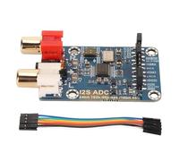Lazmin112 Modulo Scheda di Acquisizione ADC I2S, Scheda di Sviluppo modalità Master 24 Bit 192k 96k, Decodificatore ADC I2S Digitale Senza Perdita, Ingresso da 3,5 Mm o