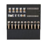 Lazmin112 Modulo TPM 1.2, Interfaccia LPC a 20 Pin Modulo LPC Stabile in Materiale Durevole Ad Alta Sicurezza, Processore di Crittografia per la Memoria DDR4 della Scheda Madre