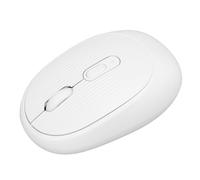 Lazmin112 Mouse Wireless, Mouse Ottico Ergonomico 2.4G con Ricevitore USB, 800 1600 2400 3 DPI Regolabili, Mouse per Computer Portatile, PC, Chromebook (WHITE)