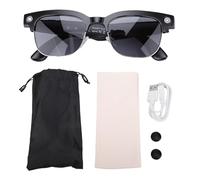 Lazmin112 Occhiali Intelligenti AI, Bluetooth 5.3 con Traduzione in Tempo Reale e Modulo WiFi, Occhiali con Fotocamera HD da 8 MP per Uomini e Donne, Chiamate in Vivavoce e Riproduzione