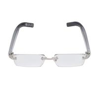 Lazmin112 Occhiali Intelligenti AI, Occhiali Senza Cornice Bluetooth 5.3 con Traduzione in Tempo Reale 160+ Lingue, Lenti Che Bloccano la Luce Blu per Viaggi D'affari