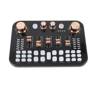 Lazmin112 Pacchetto di Apparecchiature per Tavola Armonica Podcast, Mixer Cambia Voce Bluetooth con Interfaccia Scheda Dal, per Streaming Live Podcasting Gaming TikTok