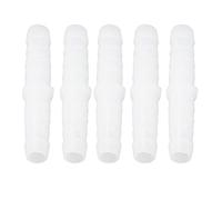 Lazmin112 Raccordo per Tubo Flessibile in Plastica 10 Pezzi Raccordo Dritto Uguali per Giunto Spinata Adatore per Giunto Riparatore, per Pompa e Tubo in Silicone (#1)