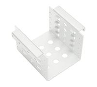 Lazmin112 Rack di Montaggio Hdd da 2,5 Pollici, Cavo di Design in Lega di Aluminio Gabbia per Disco Rigido da 2,5 Pollici Ad Alta Durezza, Supportata Porta e Ide, per Ssd Hdd Ide da, (SILVER)