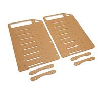 Lazmin112 Rack per Disco Rigido, Staffa per Disco Rigido Interno da 3,5 Pollici Fai-da-te, Kit Staffe di Montaggio per in Acrilico Multistrato, con Foro di Montaggio Accurato (8 strati)