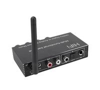 Lazmin112 Ricevitore Bluetooth, Adattatore Wireless con Manopole di Controllo Rotanti, Trasferimento Senza Perdite Bluetooth 5.4, Portata 20 M, per Home Theater, di Altoparlanti, TV,