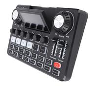 Lazmin112 Scheda Dal con Schermo LED Regolabile, Mixer Professionale con Voce e Riduzione del Rumore, Tavola Armonica Bluetooth per Giochi di Podcasting in Streaming Live