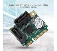 Lazmin112 Scheda di Espansione Pci-E 3.0 a 2 Porta, Controler di Pianificazione di Espansione da Pci Express a 3.0 6 Gbps per