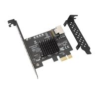 Lazmin112 Scheda di Espansione PCIe A3.0 6 Gbps, SupportA 4 Dischi Rigidi, Trasmissione Ad Alta VelociTÀ, CompatiBile Con Varie Interfacce, Elevata Stabilithà Del