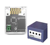 Lazmin112 Scheda di Memoria da 128 MB per e RVL 001, 8 Schede di Memoria Virtuali con Display Digitale a LED, per Archiviazione di Giochi per Console di Gioco