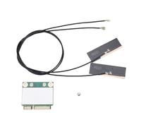 Lazmin112 Scheda Pcie Wifi 6, 1800 Mbps, Doppia Banda 2,4 Ghz/5 Ghz, Adattatore Di Rete Wireless Per Ofdma, Mu-Mimo, Doppie Antenne, Crittografia Wpa3, Latenza Ultra Bassa