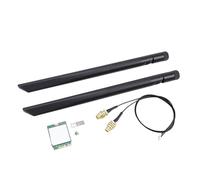 Lazmin112 Scheda wireless WiFi 6E, scheda di rete AX1675X AX210NGW, tripla banda 2,4G 5G 6G, Bluetooth 5.3, con doppia antenna 8db, M.2 NGFF, per 10 11, 64 bit