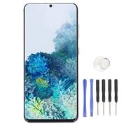 Lazmin112 Schermo Sostitutivo da 6,2 Pollici per S20 4G, Display LCD Touch Screen Digitizer con Cornice e Strumenti di Riparazione, Alta Risoluzione 1440 X 3200 Multi Touch 120 Hz (SILVER)