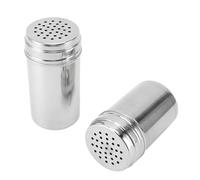Lazmin112 SHACHER GLAST, Facile Pulizia 304 Fori di Fusione Regolabili in Acciaio Inossidabile 2pcs Bottiglia di Spezie Multiuso per Cucina (B)