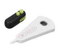 Lazmin112 Sigillatura della Borsa Portatile, Sacca per Sacchetti Portatile da 2 su 1 Macchina per Saccheggio Piccolo con Aprire la Bottiglia per la Conservazione del Cibo (BLACK)