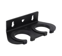 Lazmin112 Supporto per Microfono a 2 Slot, Supporto Antiurto per Microfono Cablato e Wireless o a Parete, con Anelli Antiscivolo, per Microfoni Dinamici Portatili
