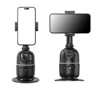 Lazmin112 Supporto per Telefono con Tracciamento Automatico, Supporto per Telefono con Tracciamento Viso e Corpo Intelligente con Rotazione a 360° Senza App Necessaria, per telefoni