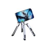 Lazmin112 Supporto per Telefono Magnetico, Supporto Pieghevole 4 in 1 per Treppiede per Fotocamera Tablet Laptop con Rotazione a 360° e Altezza Regolabile, Compatibile per Dispositivi da
