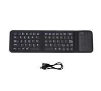Lazmin112 Tastiera Bluetooth Pieghevole Con Touchpad, Tastiera Wireless Portatile Full Size, Tastiere Pieghevoli Ultrasottili Ricaricabili Per Tablet Android IOS E Laptop