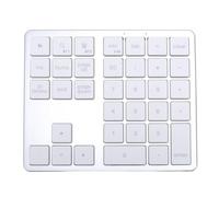 Lazmin112 Tastierino Numerico Bluetooth, Tastierino Numerico Cordless Ricaricabile, Tastiera Numerica Esterna a 35 Tasti per Tablet PC Portatile, Doppia modalità Bluetooth Cordless